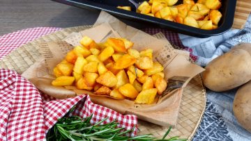 Patate al forno croccanti