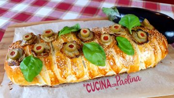 rotolo di melanzane con pasta sfoglia