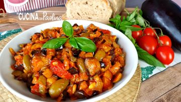 caponata di melanzane siciliana