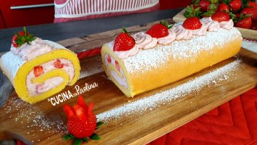 rotolo alle fragole