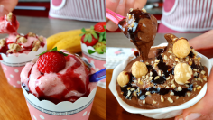 gelato con banane congelate (nana ice cream)