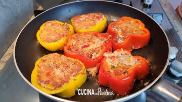 peperoni ripieni in padella – in cucina con paolina