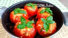 Pomodori ripieni di riso cotti in padella