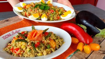 quinoa con verdure