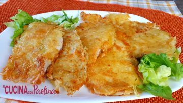 Cotolette di pollo con panatura di patate (senza uova, senza glutine)