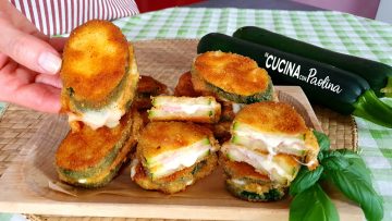 cotolette di zucchine ripiene – in cucina con paolina