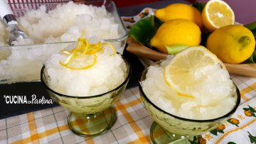 granita al limone siciliana (senza gelatiera) – in cucina con paolina