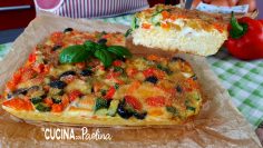 sformato di riso e verdure al forno