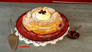 zeppolone di San Giuseppe al forno e senza burro