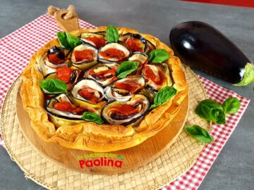 torta rustica rose di melanzane